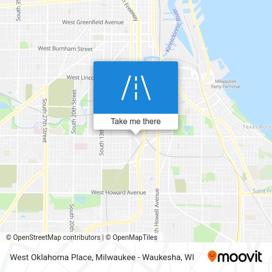 West Oklahoma Place map