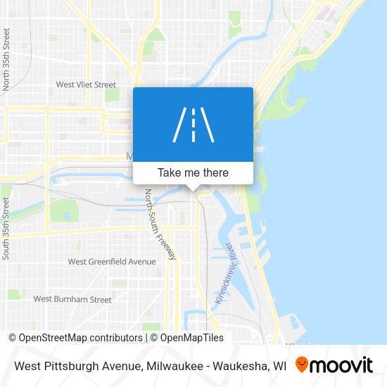 West Pittsburgh Avenue map