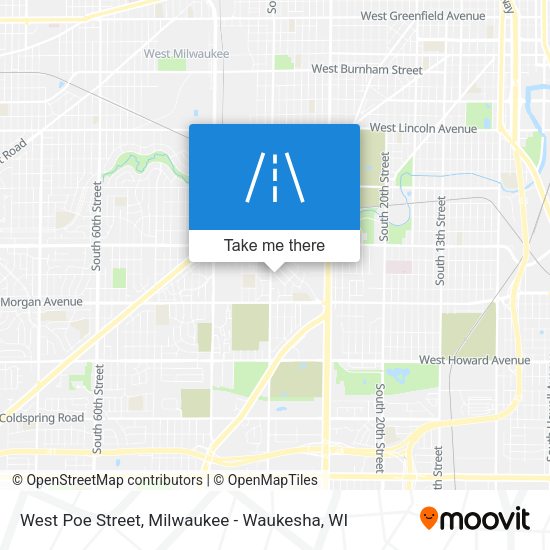 Mapa de West Poe Street
