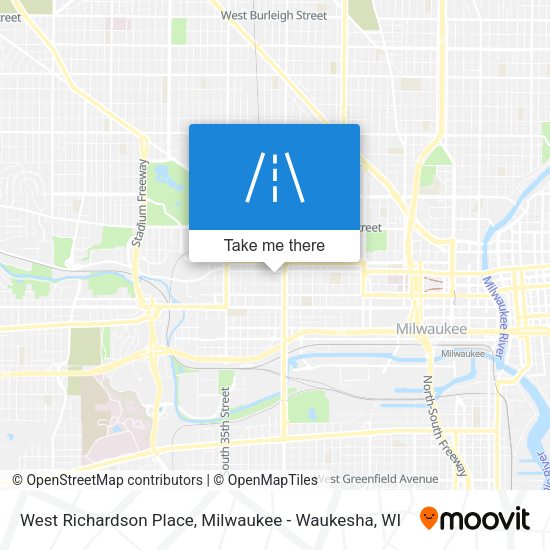 West Richardson Place map