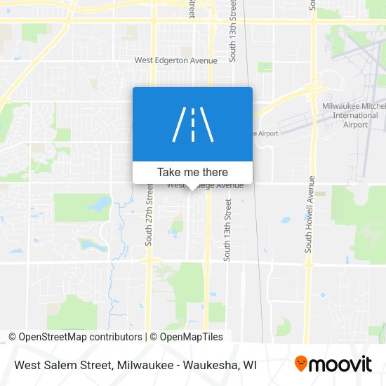 Mapa de West Salem Street