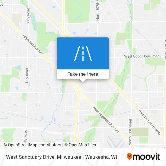 West Sanctuary Drive map