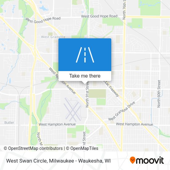 West Swan Circle map