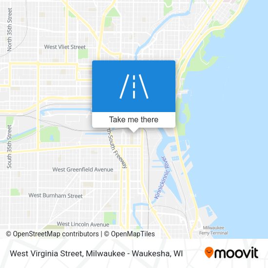 Mapa de West Virginia Street