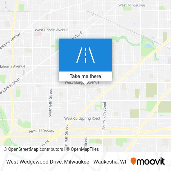 Mapa de West Wedgewood Drive