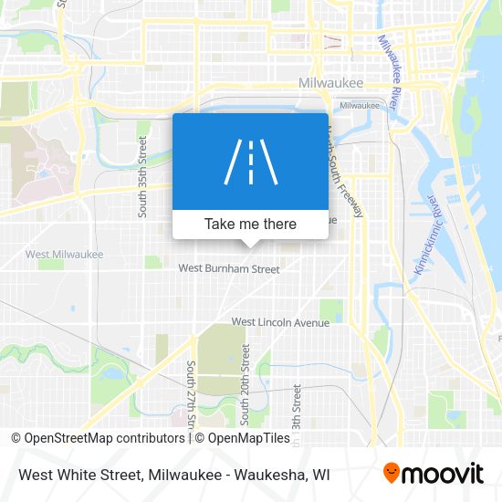 West White Street map