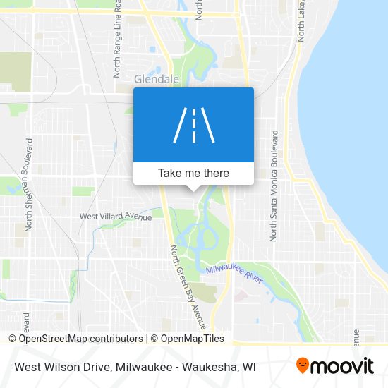 West Wilson Drive map