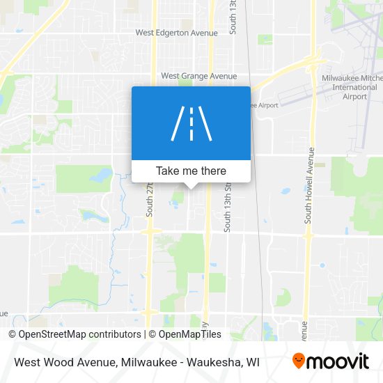 Mapa de West Wood Avenue
