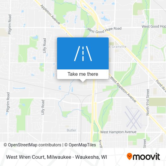 Mapa de West Wren Court