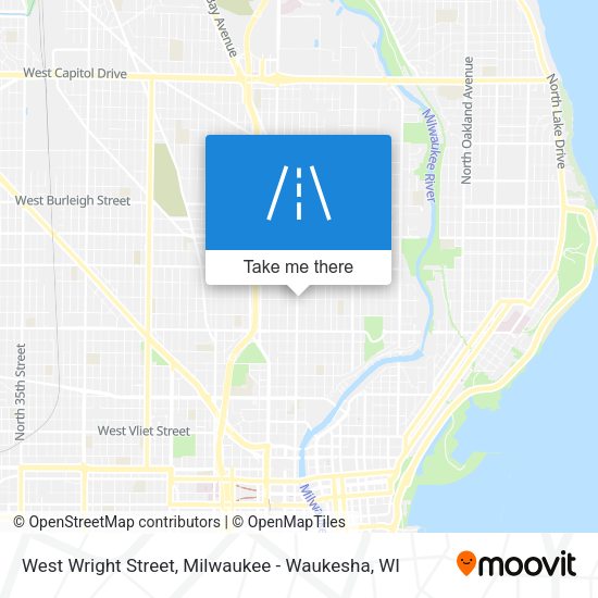 Mapa de West Wright Street