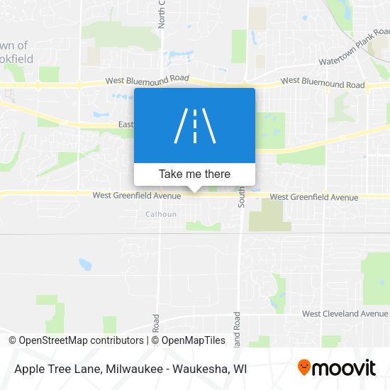 Apple Tree Lane map