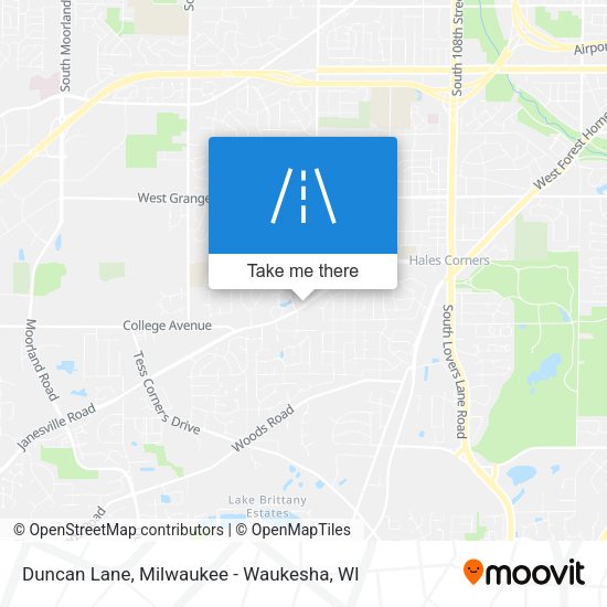 Mapa de Duncan Lane