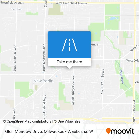Glen Meadow Drive map