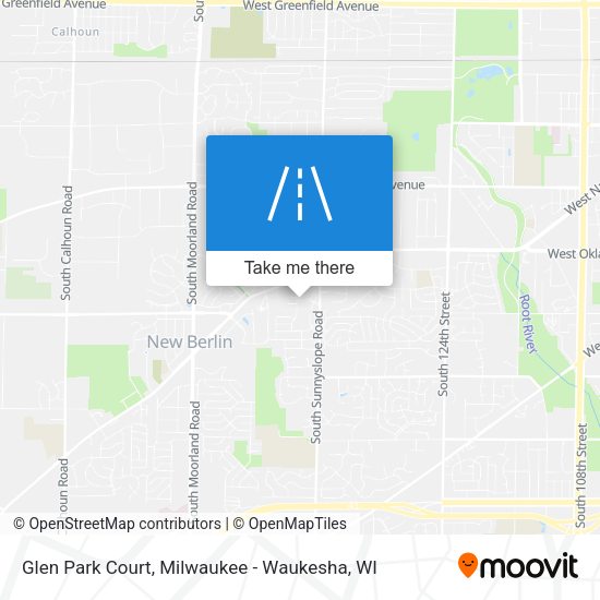 Glen Park Court map