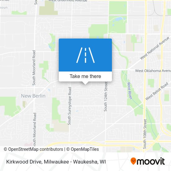 Kirkwood Drive map