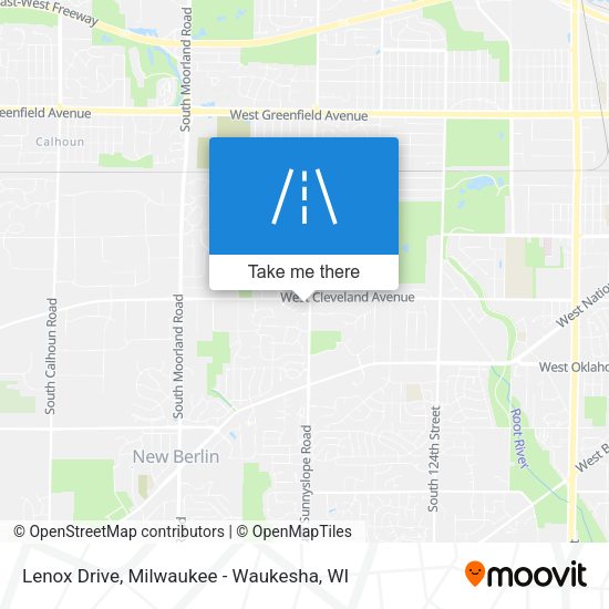 Mapa de Lenox Drive