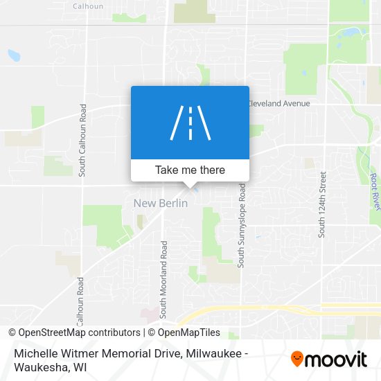Michelle Witmer Memorial Drive map