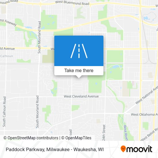 Paddock Parkway map
