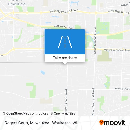Rogers Court map