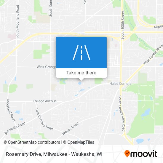 Rosemary Drive map