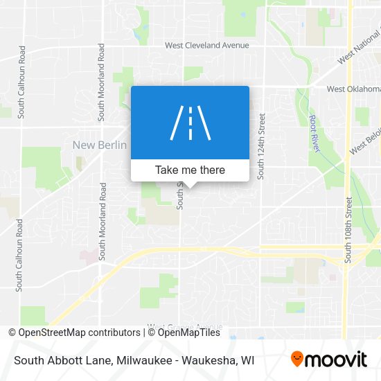 Mapa de South Abbott Lane