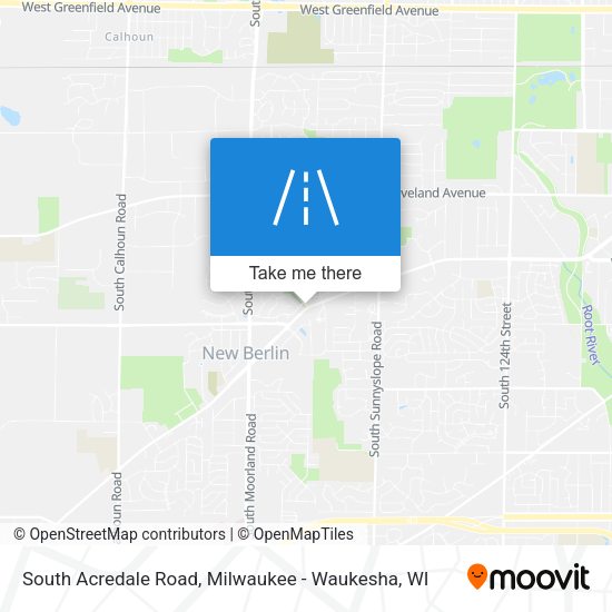 South Acredale Road map