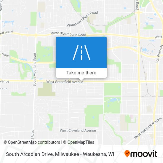South Arcadian Drive map