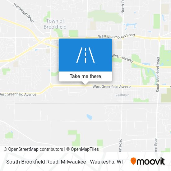 Mapa de South Brookfield Road