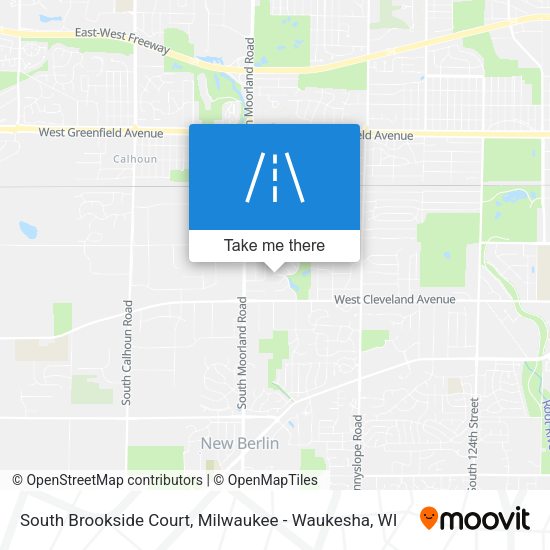 South Brookside Court map
