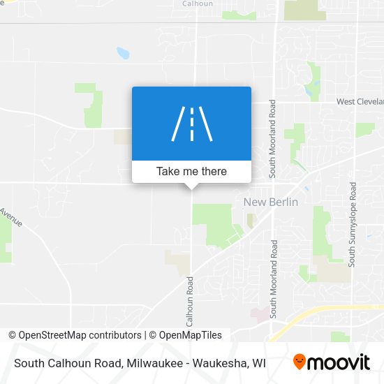 South Calhoun Road map