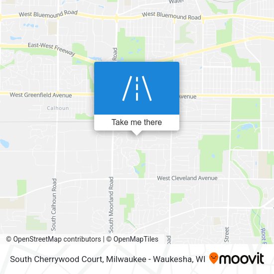 South Cherrywood Court map