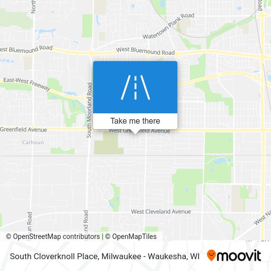 Mapa de South Cloverknoll Place