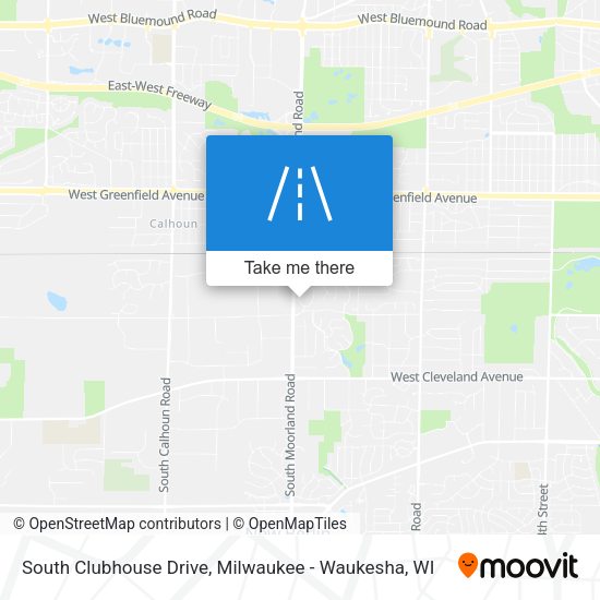 Mapa de South Clubhouse Drive