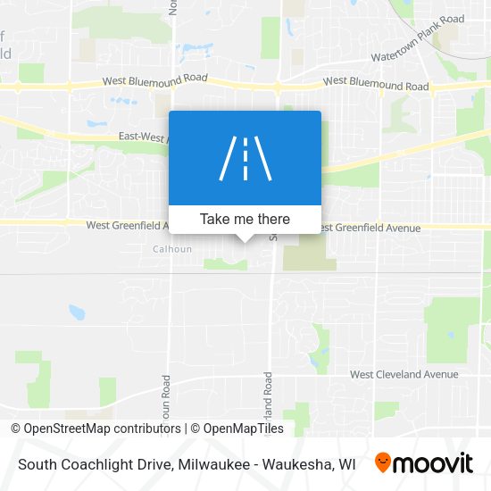 South Coachlight Drive map