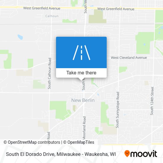 Mapa de South El Dorado Drive