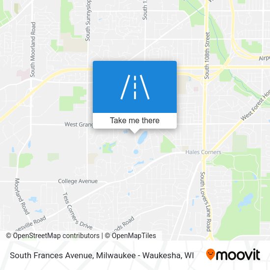 Mapa de South Frances Avenue