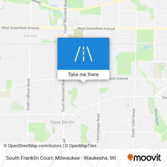 South Franklin Court map