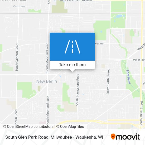 Mapa de South Glen Park Road