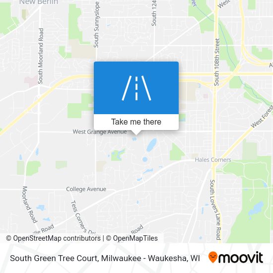 South Green Tree Court map
