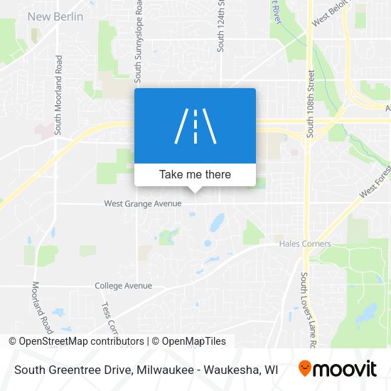 Mapa de South Greentree Drive