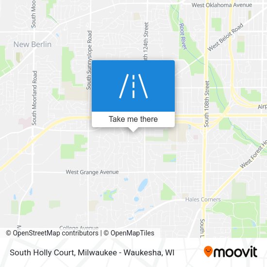 South Holly Court map