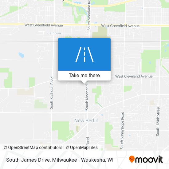 Mapa de South James Drive