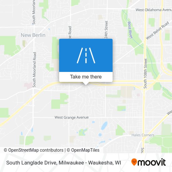South Langlade Drive map