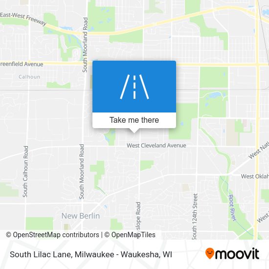 South Lilac Lane map