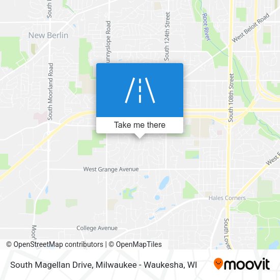 South Magellan Drive map