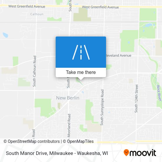 Mapa de South Manor Drive