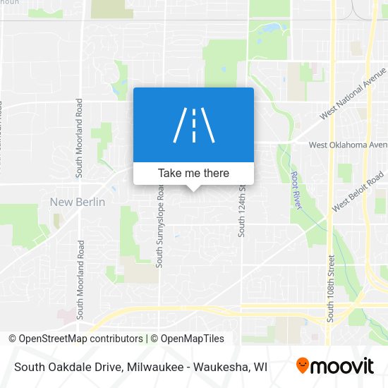 South Oakdale Drive map
