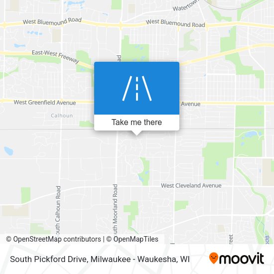 South Pickford Drive map