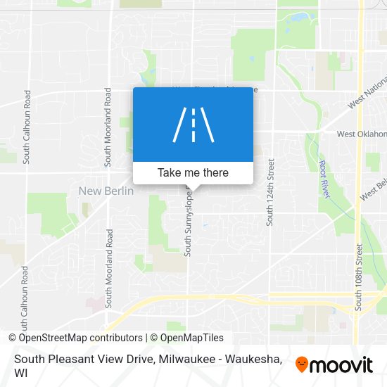 South Pleasant View Drive map