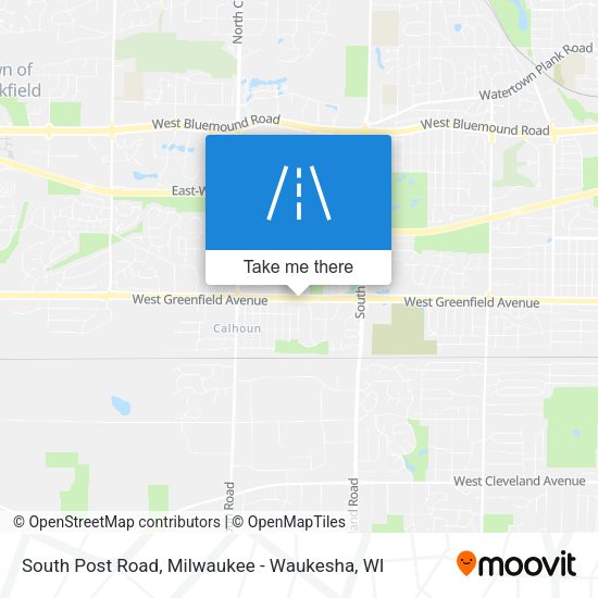 Mapa de South Post Road
